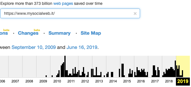 Recuperare pagine web vecchie e cancellate da Google